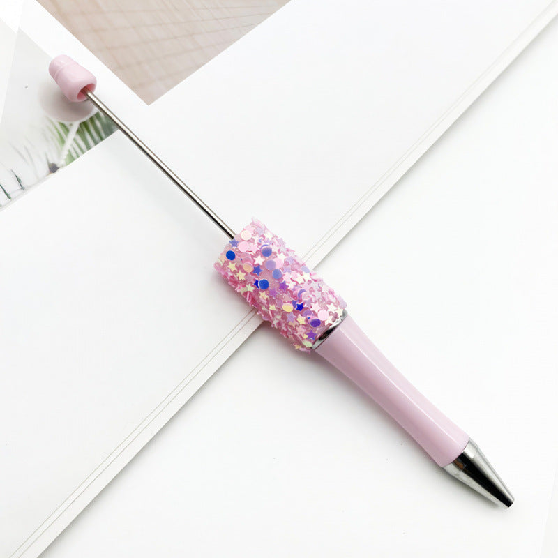 Wholesale DIY Little Star Bead Pen Colorful Sparkling Sequin Ballpoint Pen