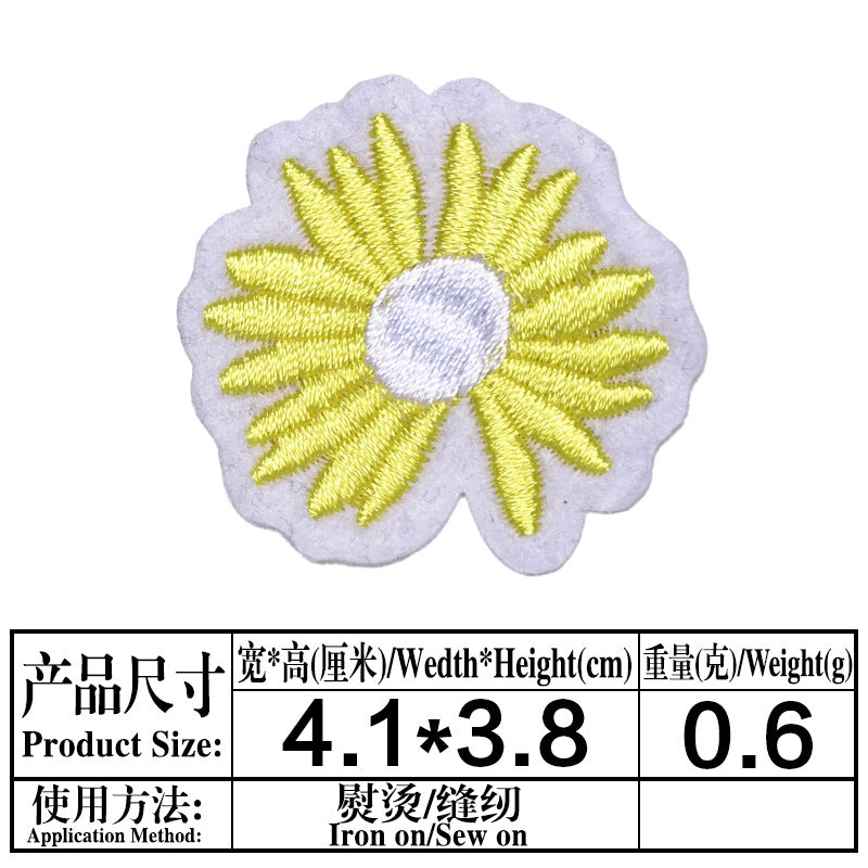 Wholesale Trendy Embroidery Patches Cloth Applique For Clothing Shoes Bags DIY Decorative Accent