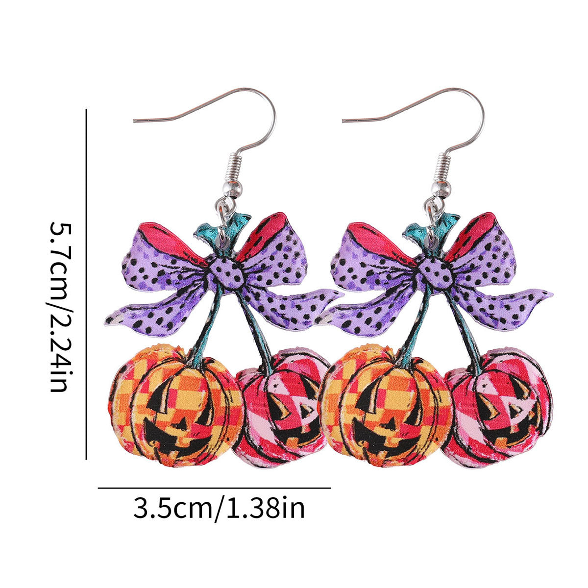 Wholesale  Acrylic Gothic Style Funny Pendant Earrings