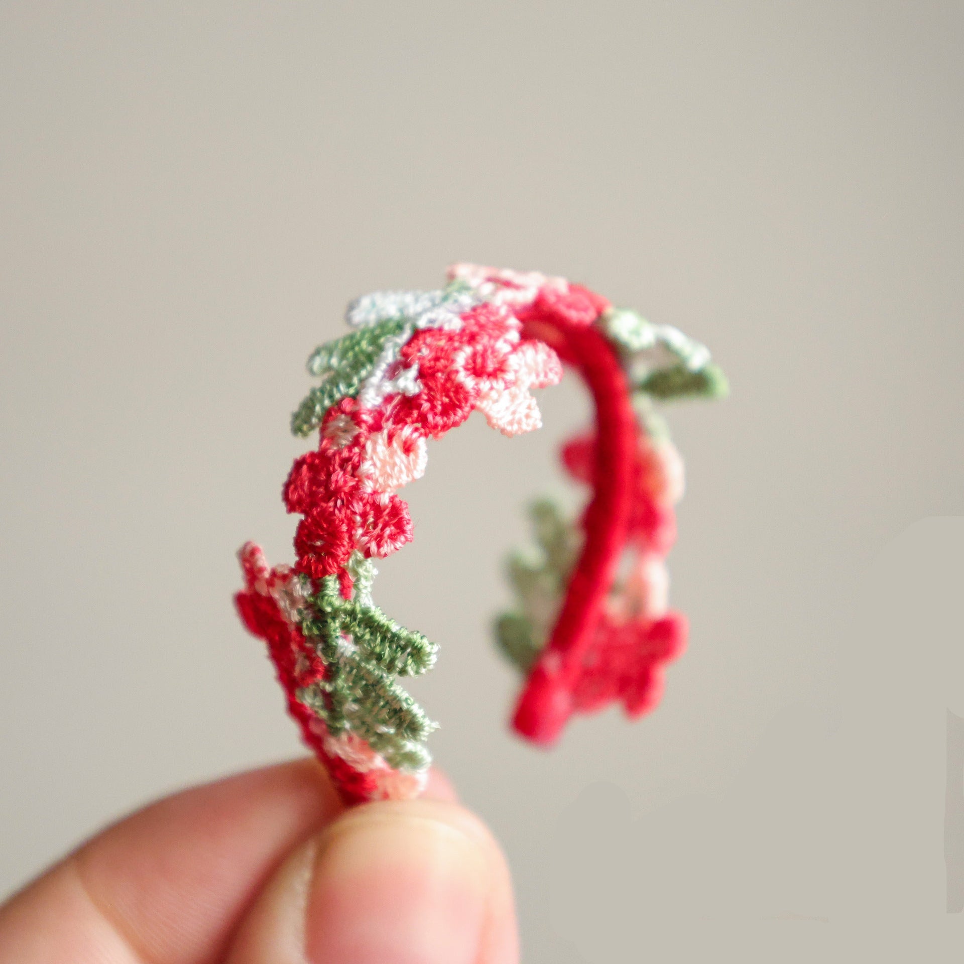 Wholesale Sweet Floral Print BJD Doll Headband Hair Accessory for Everyday Styling