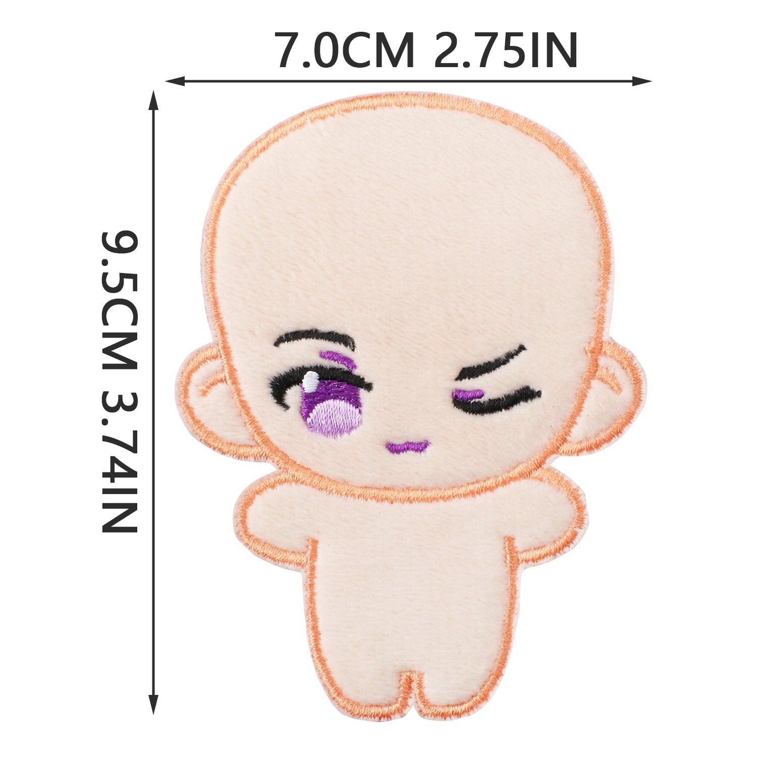 Wholesale Fashion Embroidered Iron On Patches Cozy Woven Doll Design For Jeans Canvas Bag DIY Craft Supply Bag Charm OLY Exclusive