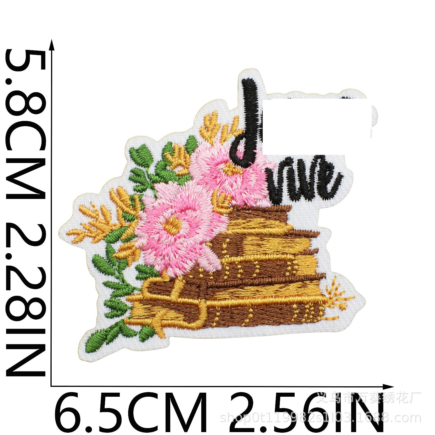 Wholesale Inspirational Embroidered Patch Alphabet Motto Clothing Decorative Accent For Resale