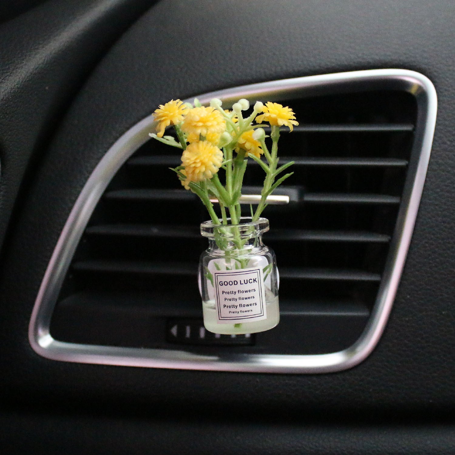 Wholesale Gypsophila Glass Vase Car Air Conditioning Vent Perfume Clip
