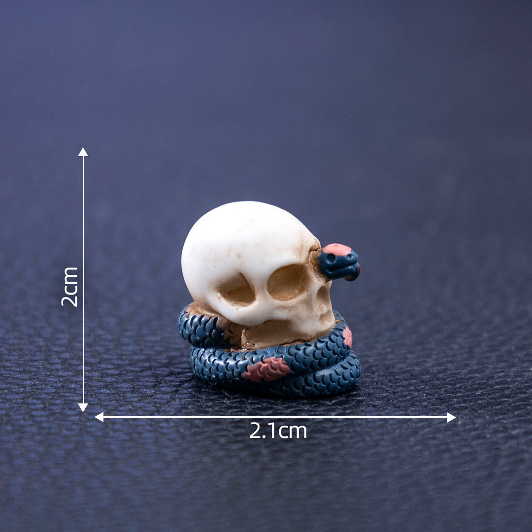 Wholesale  skull DIY decoration accessories micro landscape desktop small ornaments