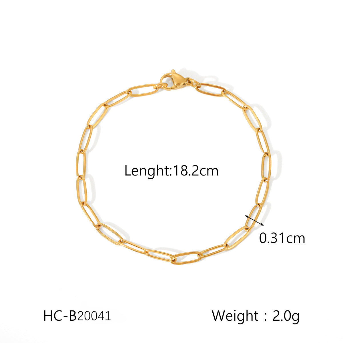 Wholesale Hot Selling 18K Gold Plated Bracelet Stainless Steel Bracelet Female INS Style Fashion Ball Ball Chain Handmade Chain Jewelry