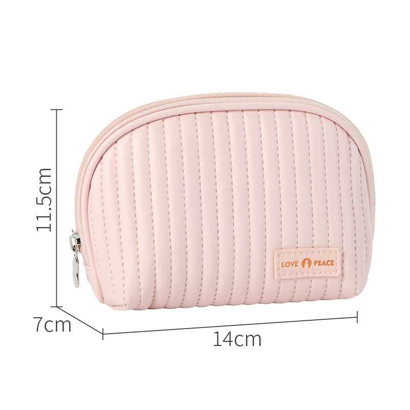 Wholesale Leather Portable Small Portable Toiletry Bag