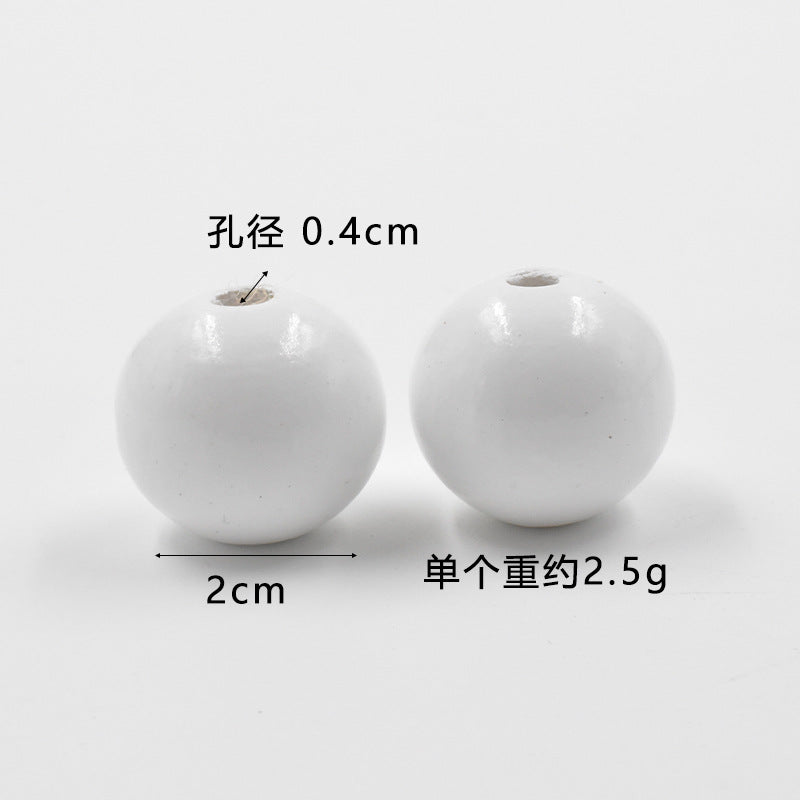 Wholesale 10PCS Christmas 20mm Snowman Wooden Beads Christmas Tree