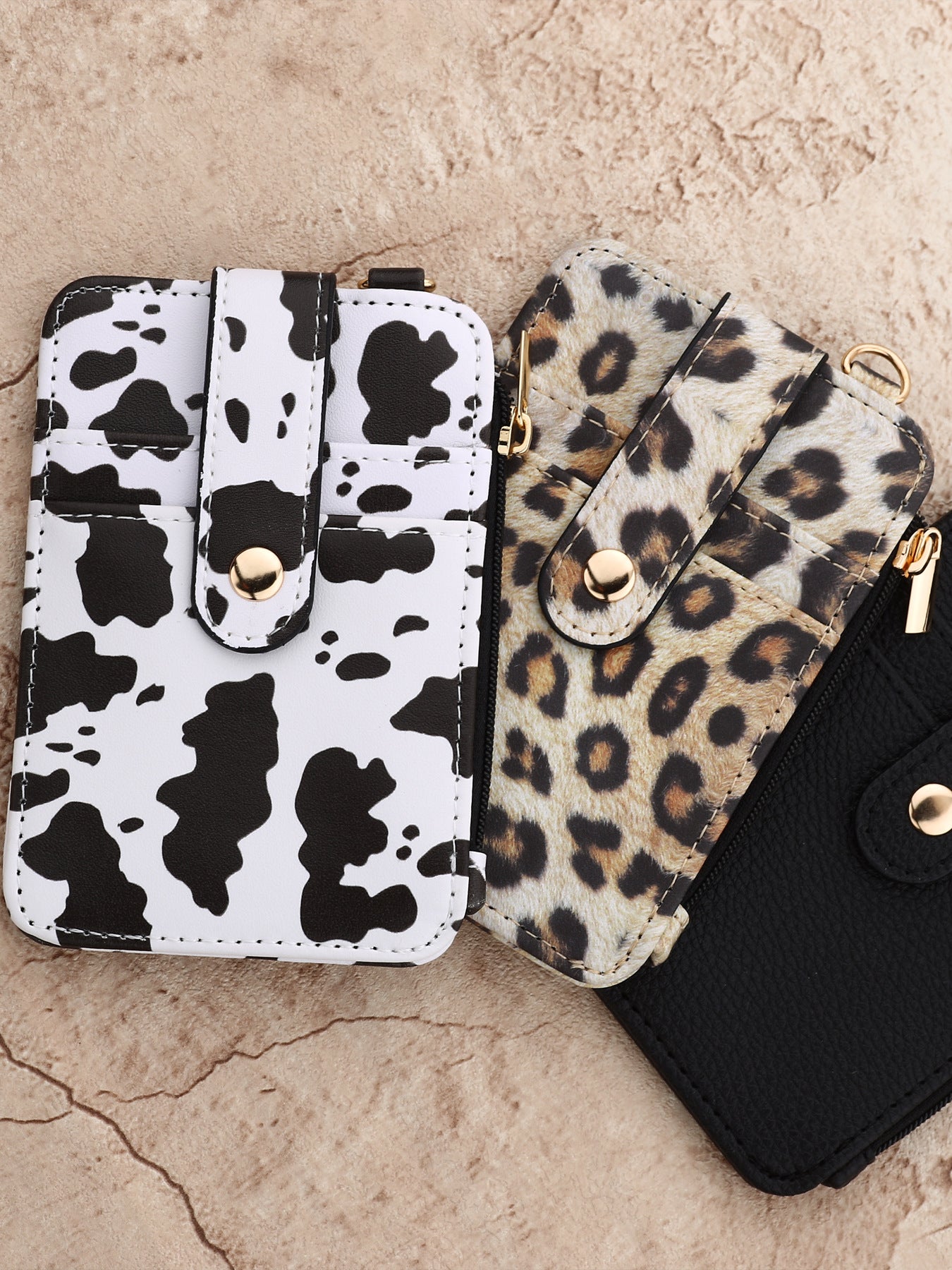 Wholesale Printed folded zipper style colorful floral coin purse