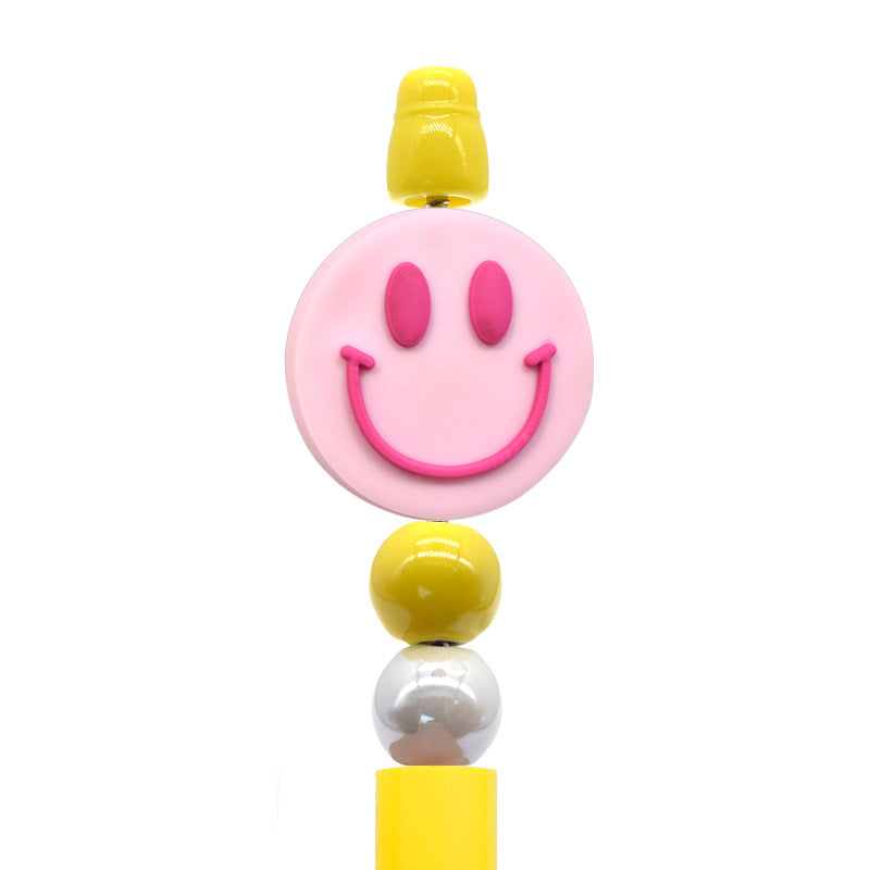 Wholesale Random 100pcs/pack Flower expression pattern bead   Focal Beads