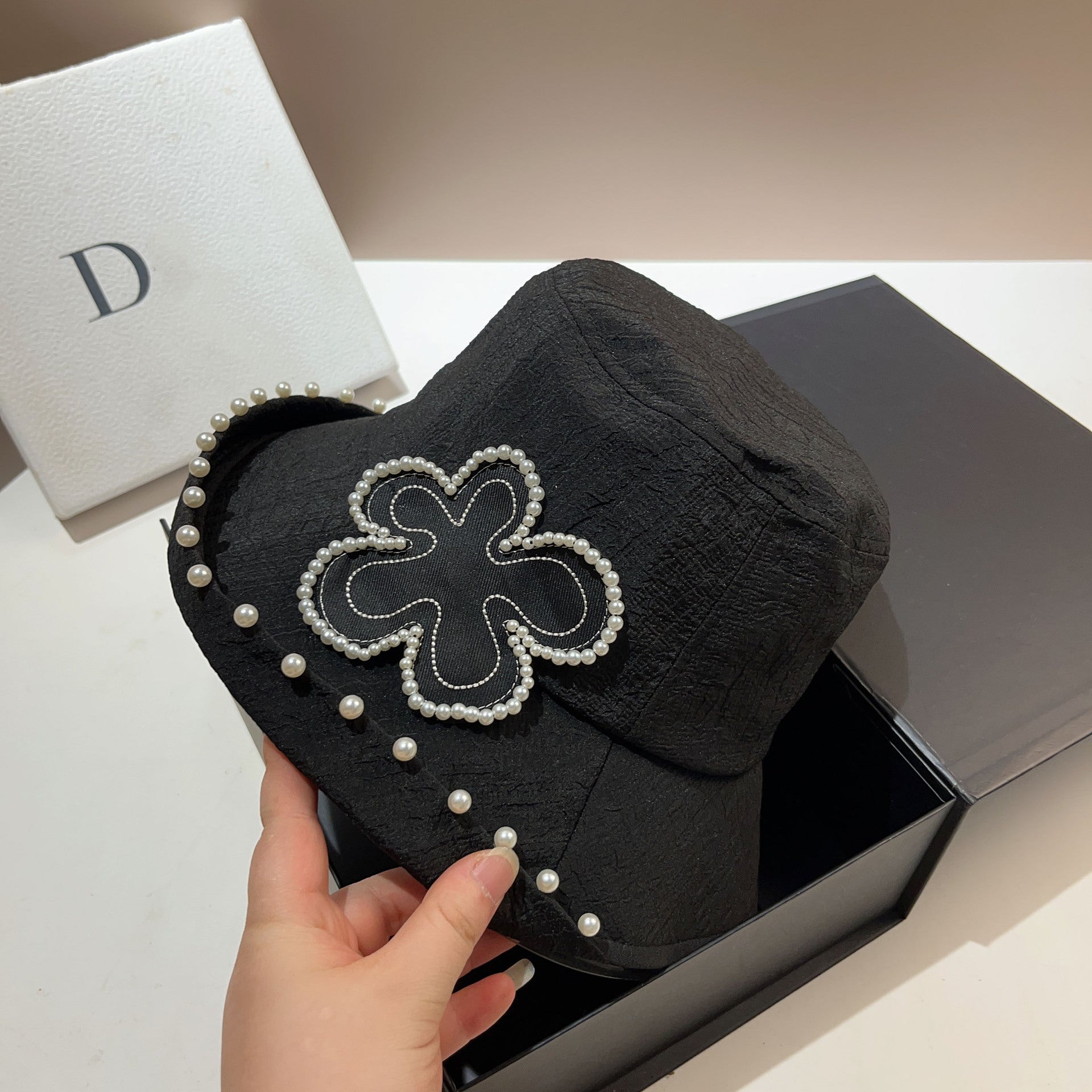 Wholesale Pearl Fisherman Hat Flower Pot Hat