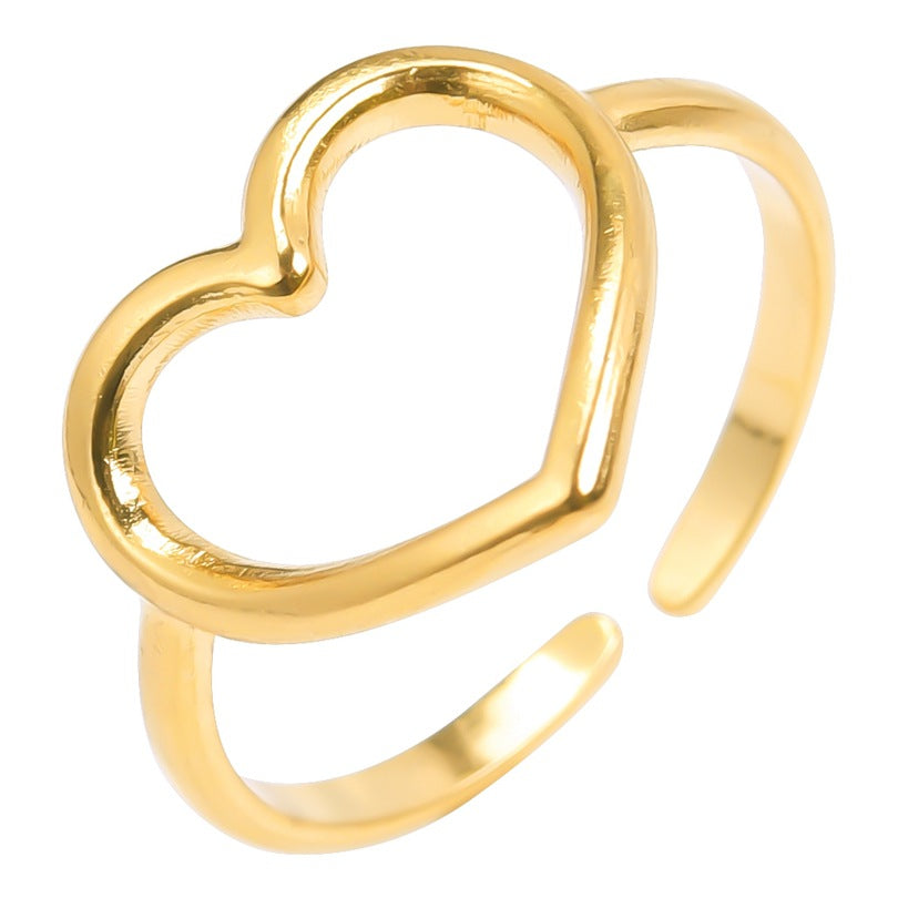 Wholesale Valentine's Day Stainless Steel Couple Love Rings