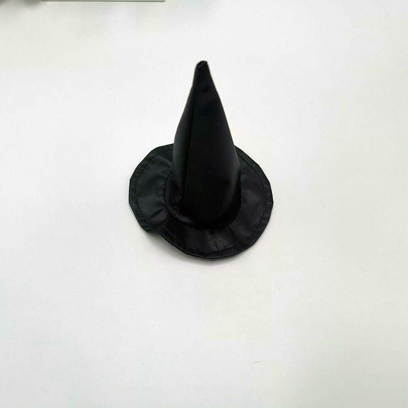 Wholesale New Halloween pet witch hat shawl hat birthday party hat mini pet hat