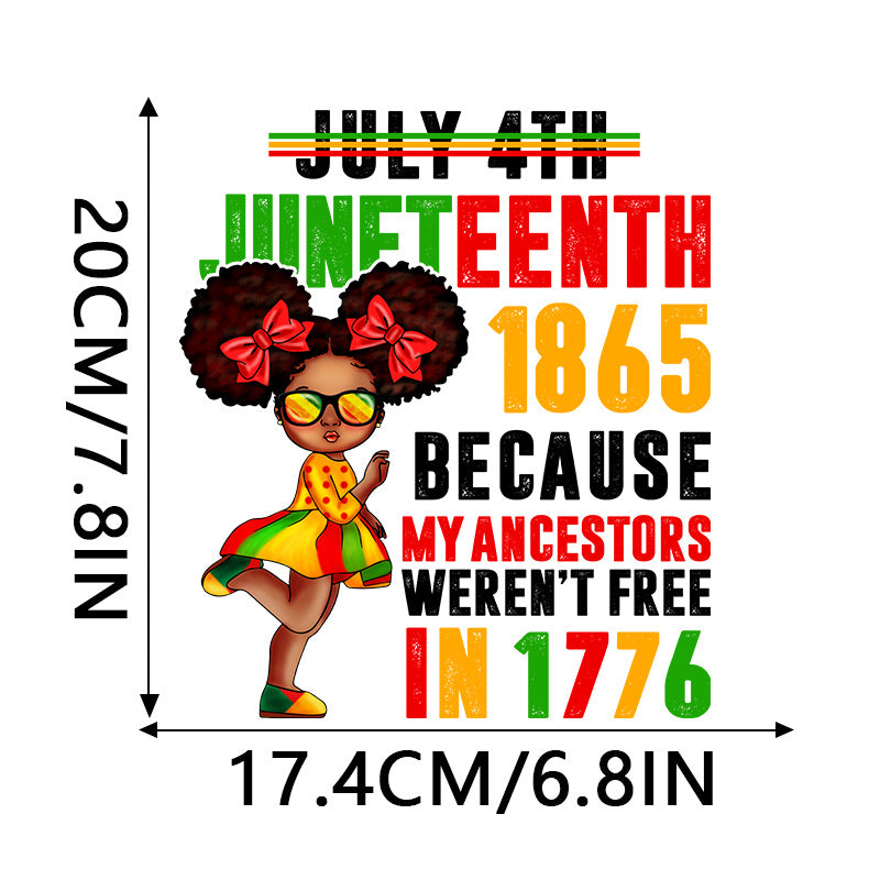 Wholesale 10pcs Black June Festival UV DTF Ready to Press Transfers Wraps