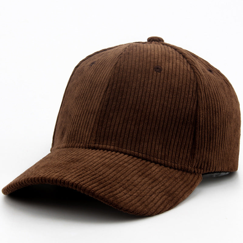 Wholesale Autumn and Winter Corduroy Stick Solid Color Retro Casual Warm Hat