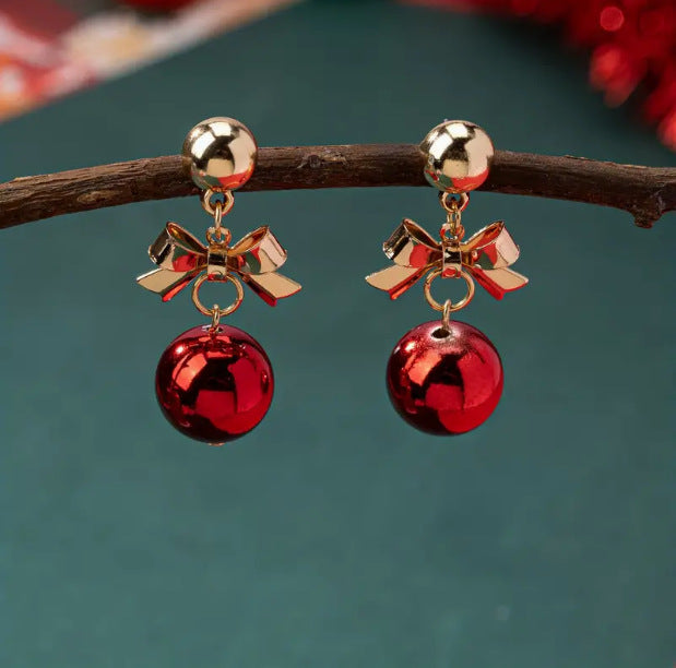 Wholesale Charming bow bead earrings