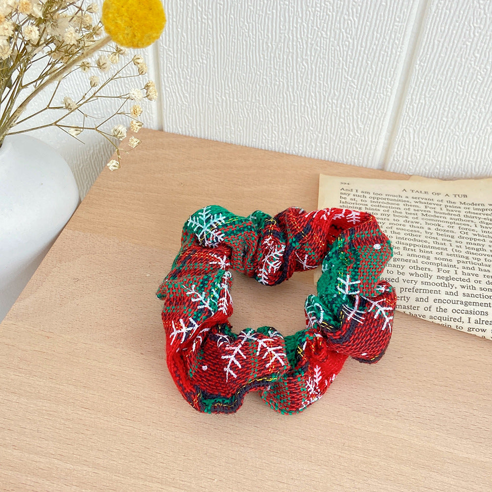 Wholesale Christmas Autumn/Winter Fabric Hair Scrunchies