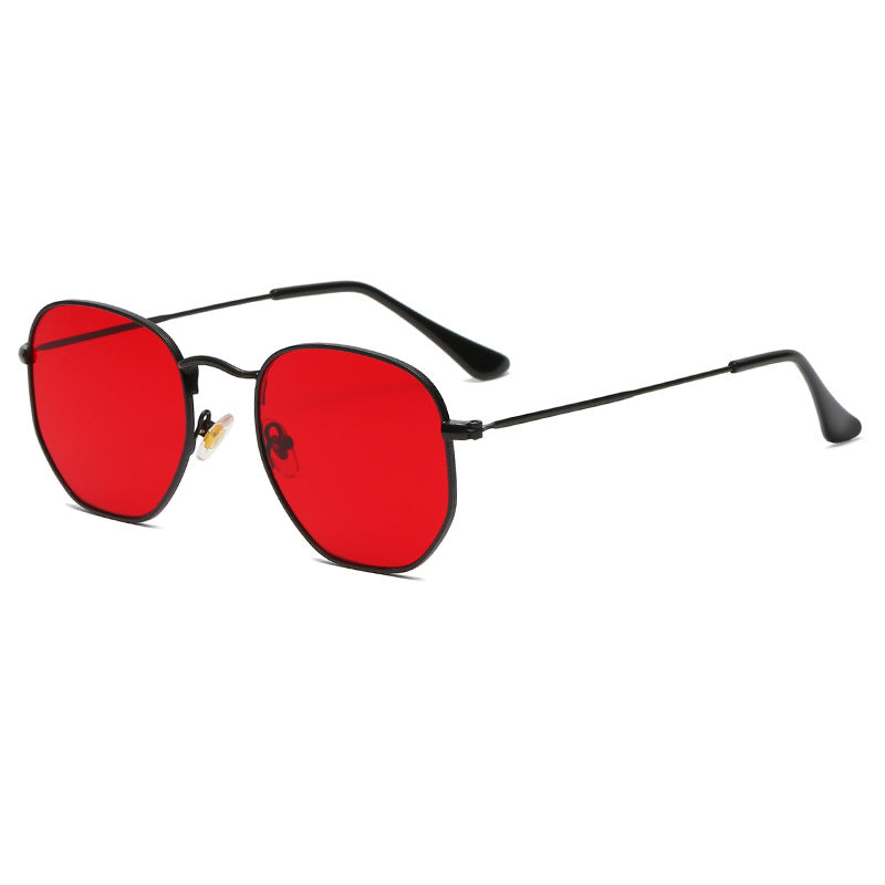 Wholesale Jetset 7006 Unique Irregular Fashionable Metal Sunglasses Artistic Style Eyewear For Men Women