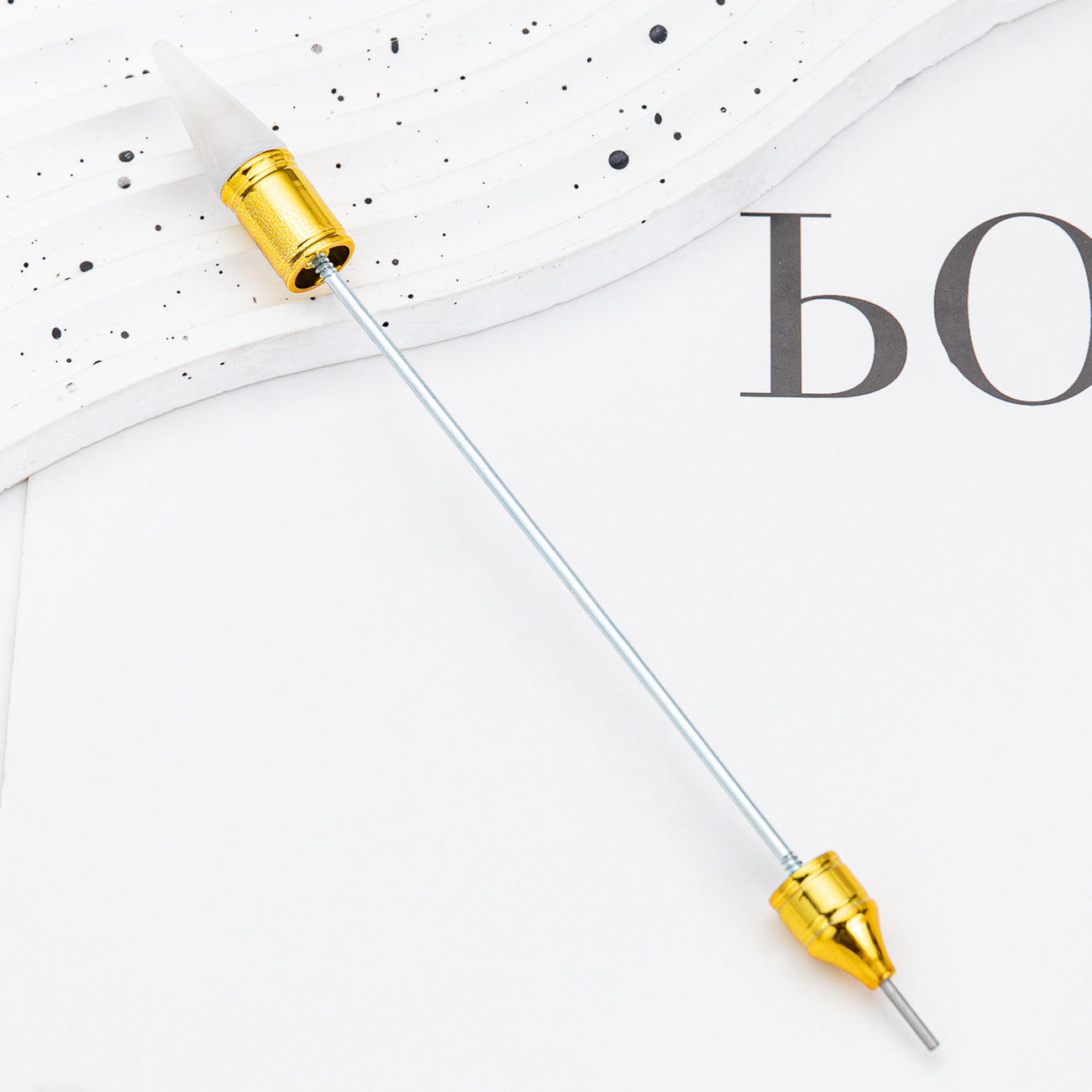 Wholesale 2pcs Nail Art Tool Double-ended Dot Drill with Wax Blotting Dot Pen