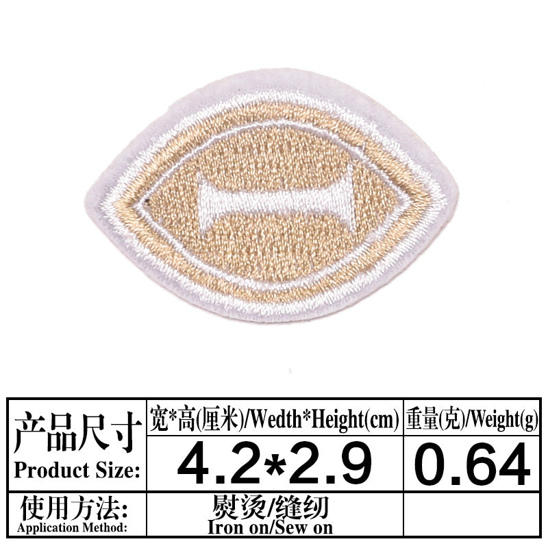 Wholesale Baseball Team Embroidered Patches Set 16 Styles Cloth Badges For Clothing Stylish DIY Accessory