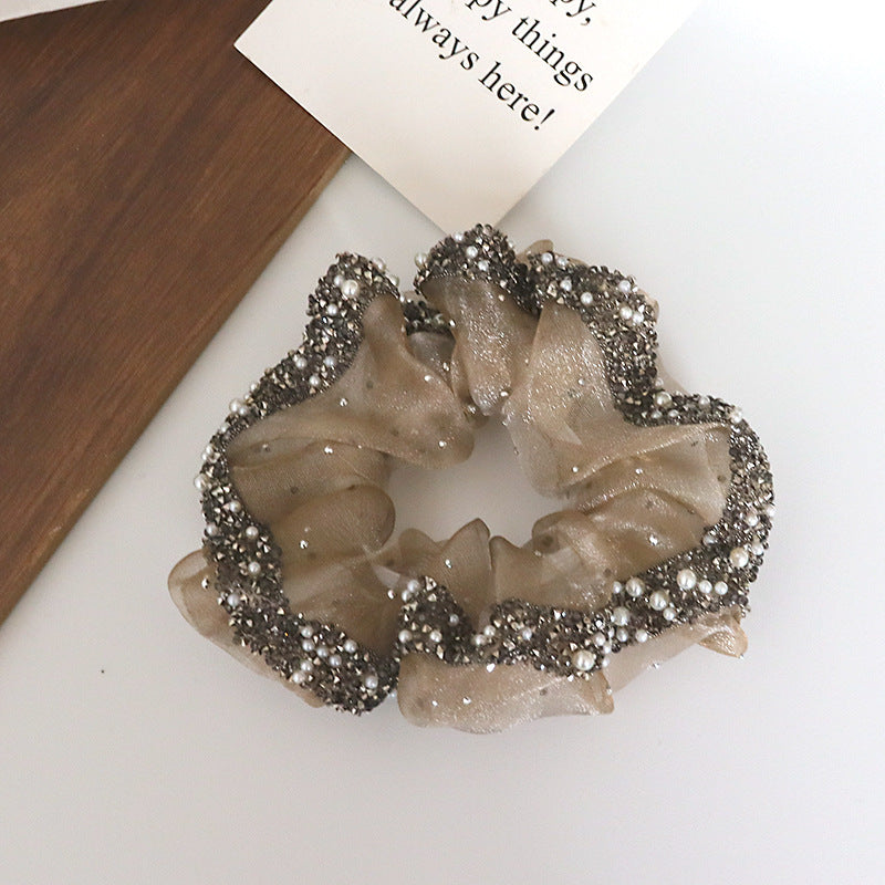 Wholesale Rhinestone elegant ponytail hair tie