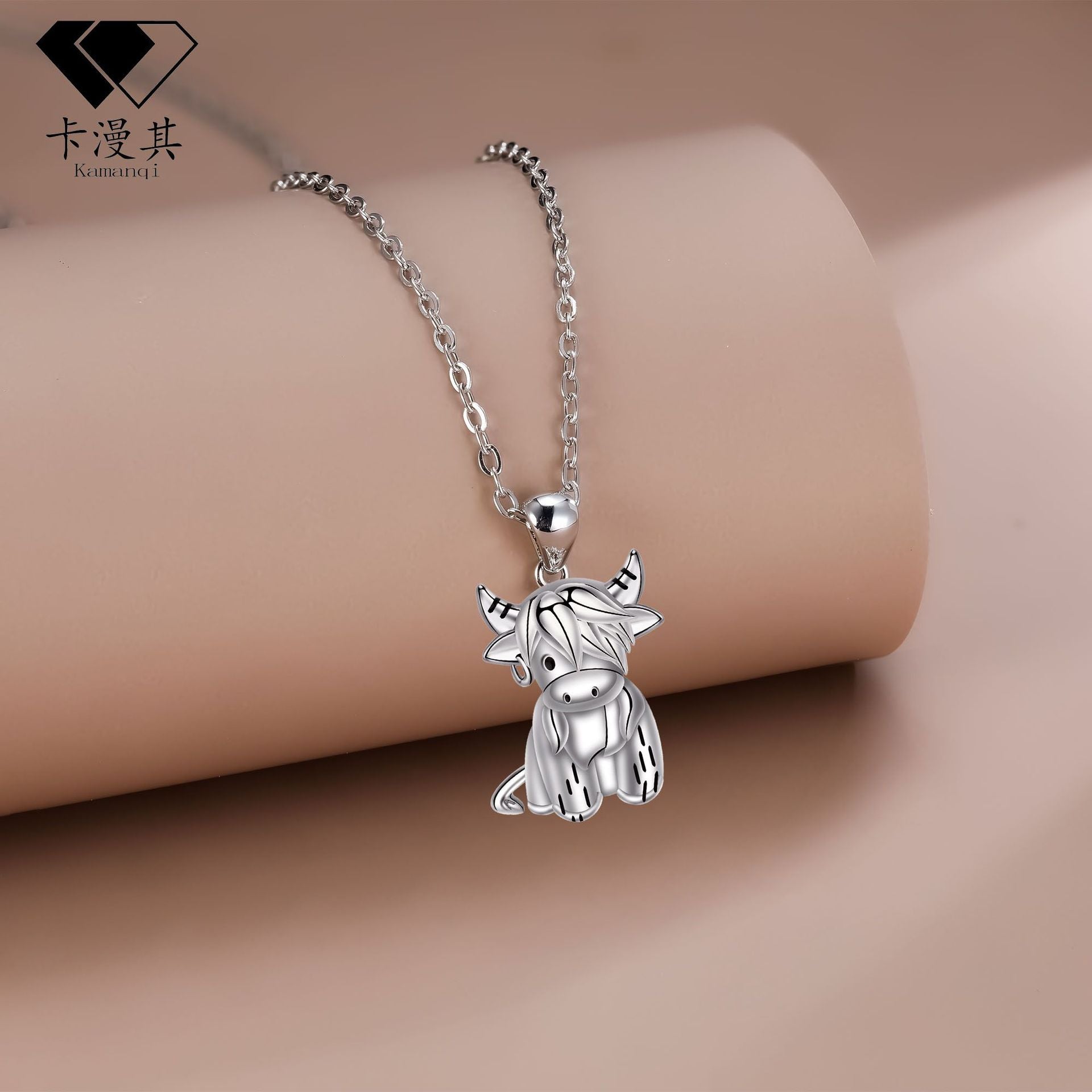 Wholesale Cow animal necklace