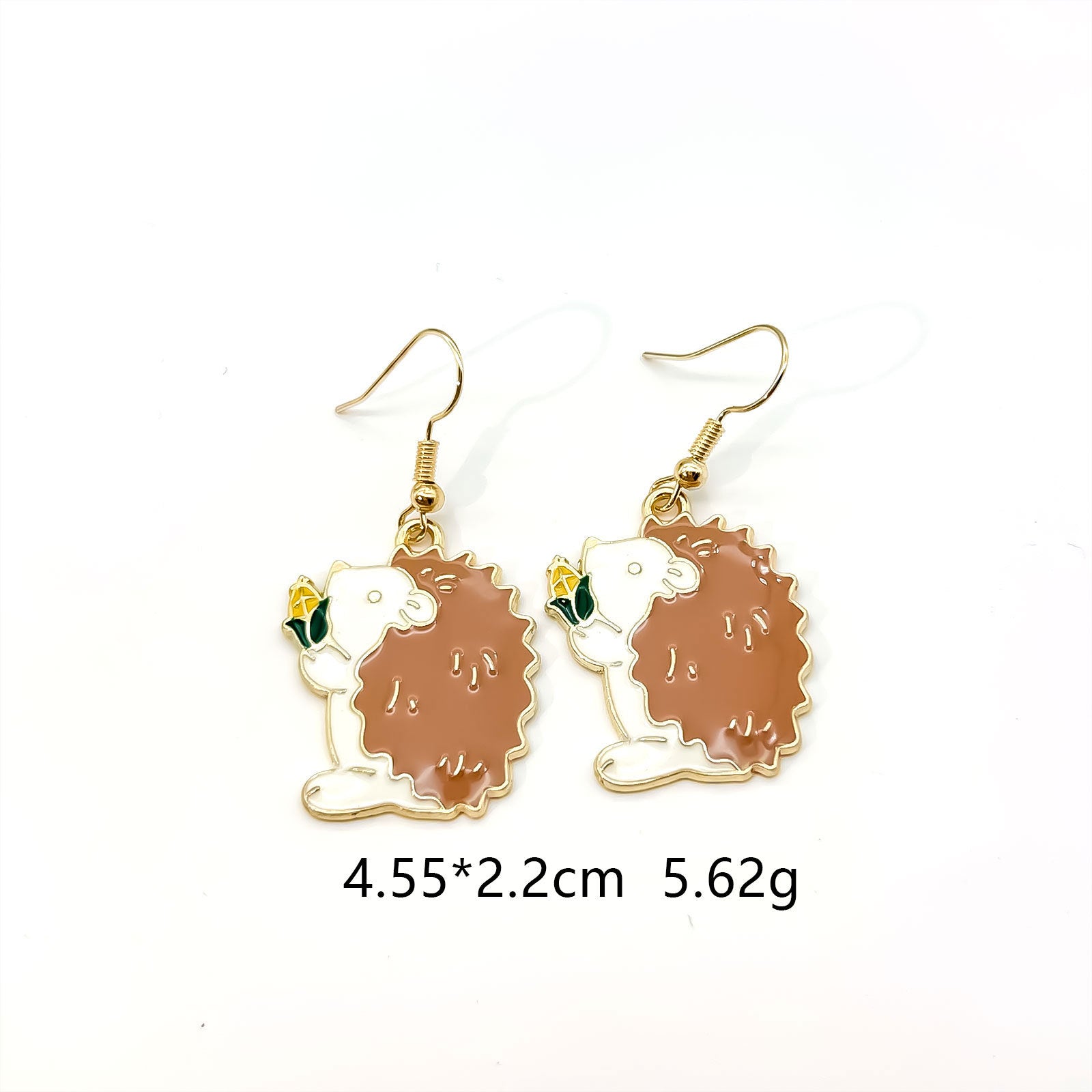 Wholesale Thanksgiving Earrings With Cartoon  Maple Leaf Sunflower Pumpkin Design Zinc Alloy Fall Harvest Jewelry Accessory For Parties