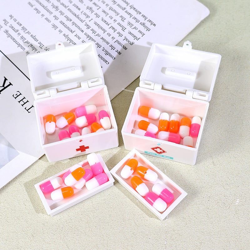Wholesale Miniature and portable medicine box/ storage case for small pills and medical supplies