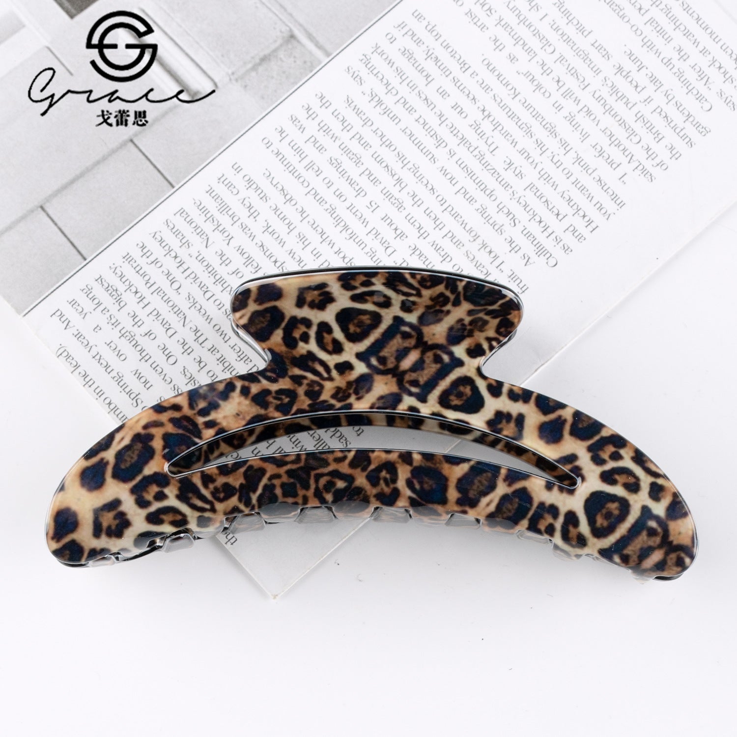 Wholesale Vintage Leopard Print Hair Clips
