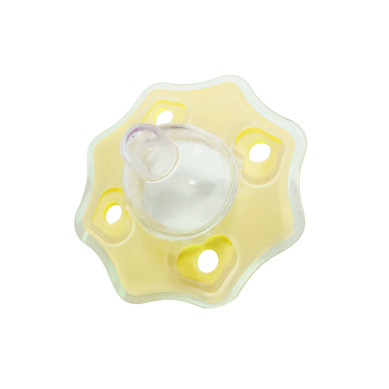 Wholesale Silicone Two-color Teether Pacifier