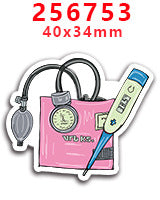 Wholesale Random 30pcs Colored Nurse's Day Series  Acrylic Flatback