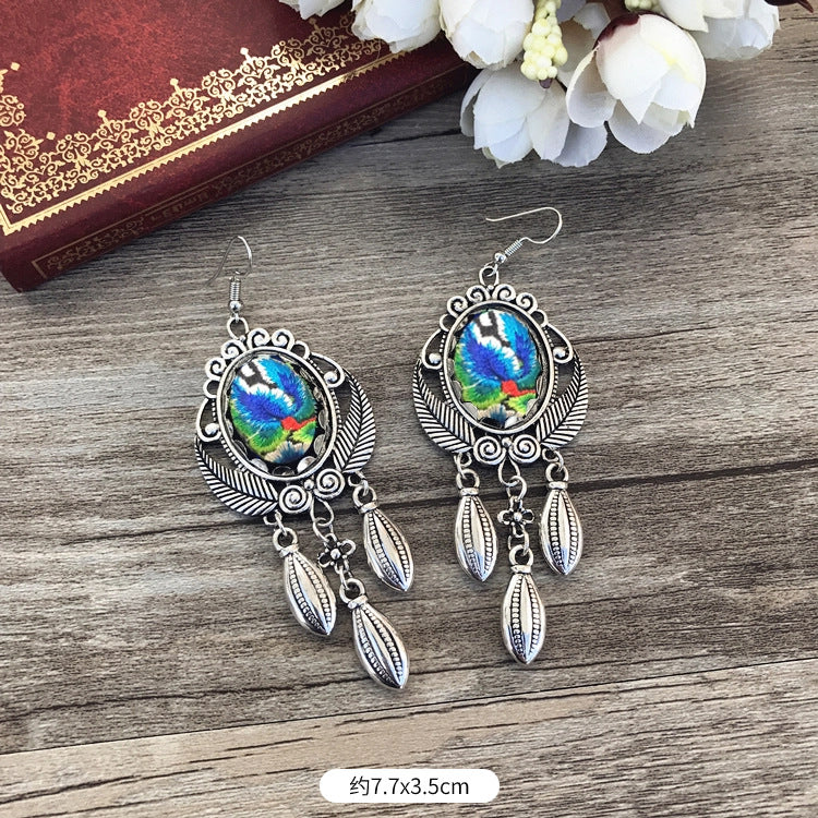 Wholesale Chinese Retro Alloy Earrings
