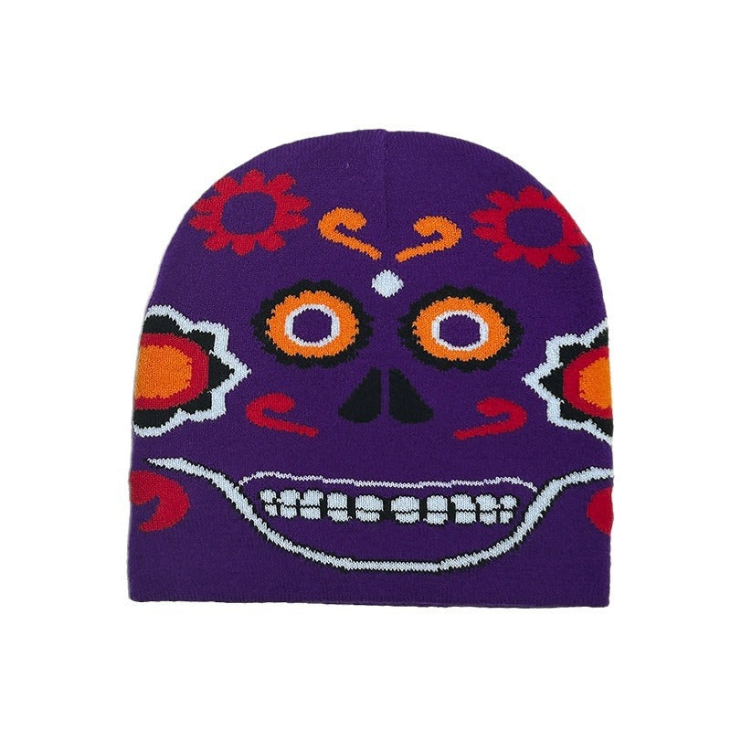 Wholesale Mexican Skeleton Hair Hat Knitted Hat