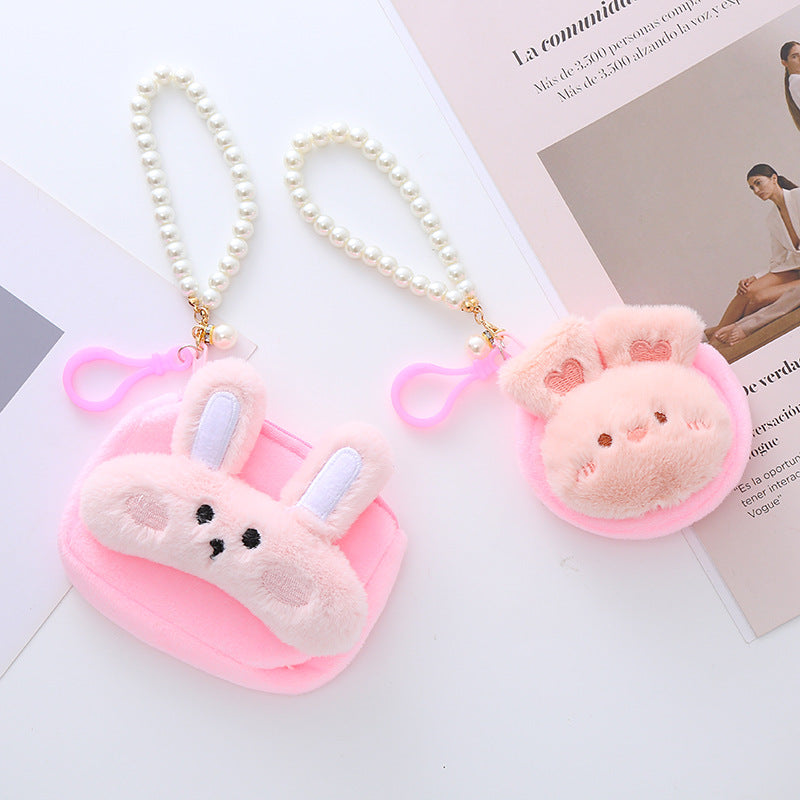 Wholesale Plush Rabbit Coin Purse Keychain