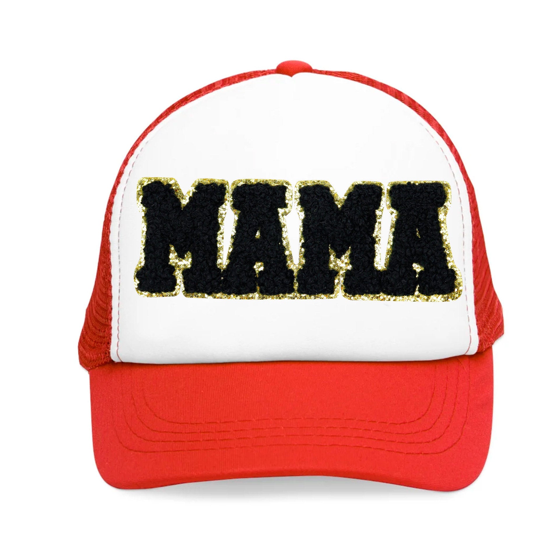 Wholesale English alphabet cloth patch with gold embroidery