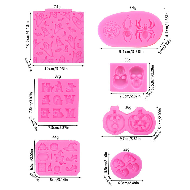 Wholesale Halloween Series DIY Silicone Mold Baking