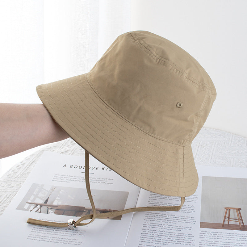 Wholesale Classic pressure line fisherman hat plain face solid color basin hat