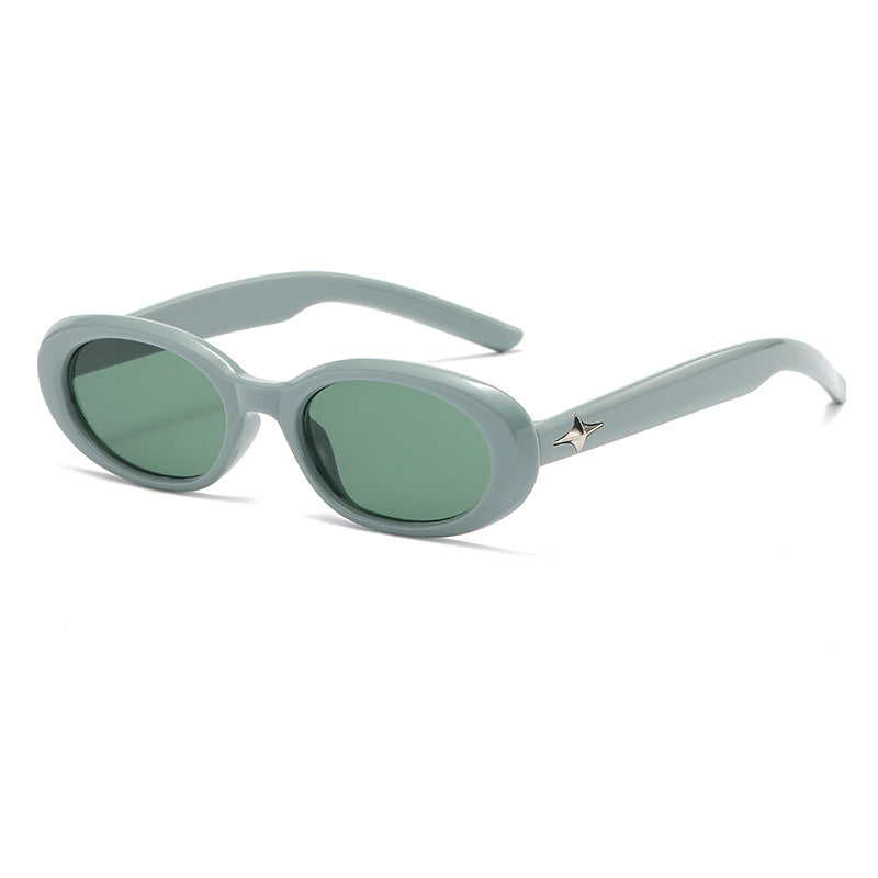 Wholesale of New Oval Rivet PC Sunglasses