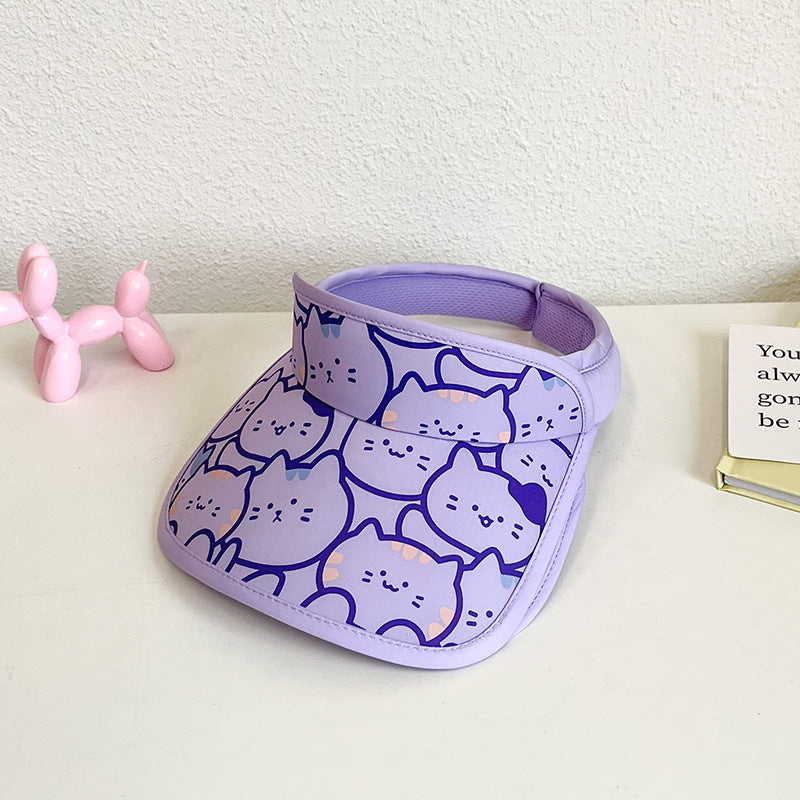 Wholesale Cotton Kids Summer Breathable Empty Top Hat