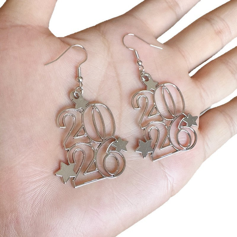Wholesale 2026 Digital Earrings