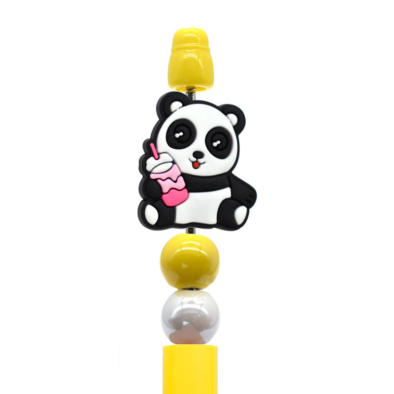 Wholesale Random 100pcs Cartoon Cute Panda Focal Beads