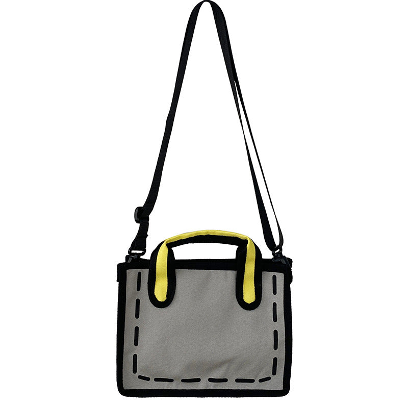 Wholesale Comic Nylon Handbag Cute Shoulder Crossbody Bag