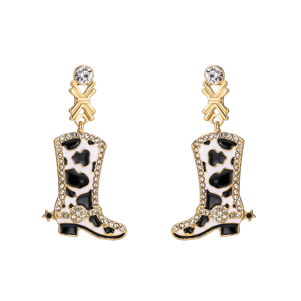 Wholesale  4pcs Oil Drop Earrings Women' s Western-style Cowboy Earrings