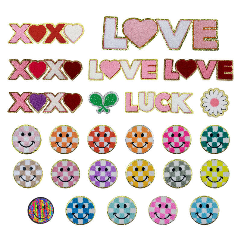 Wholesale English Letter Cloth Stickers Embroidered Clothing Accessories Patches