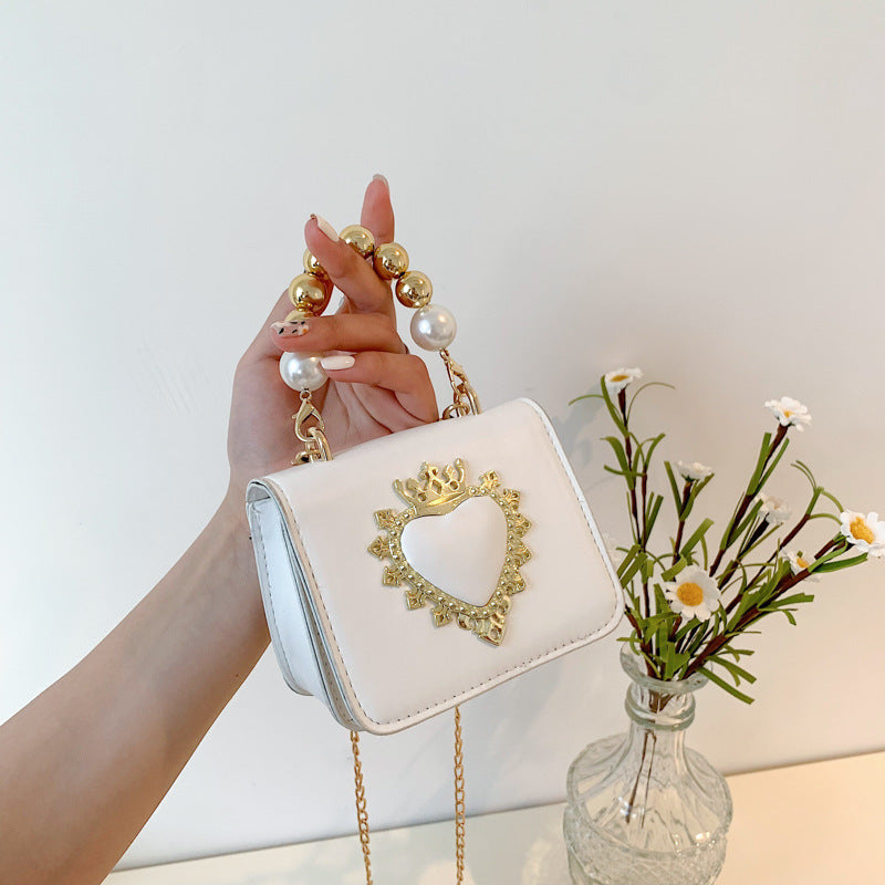 Wholesale 2023 Pearl PU Handbag Vintage Chain Messenger Bag