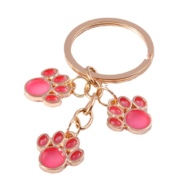 Wholesale Bear Claw Cat Claw Metal Keychain