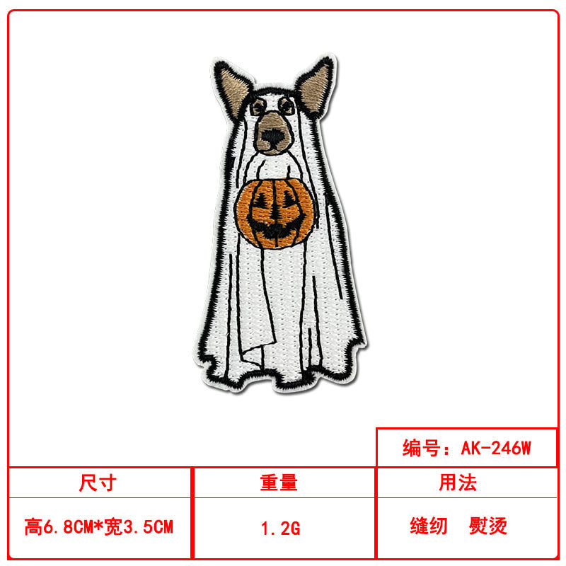 Wholesale Ghost Witch Embroidered Patch