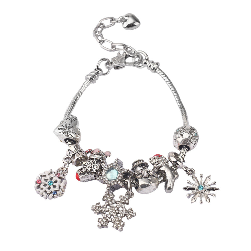 Wholesale Christmas Tree Snowflake Bracelet