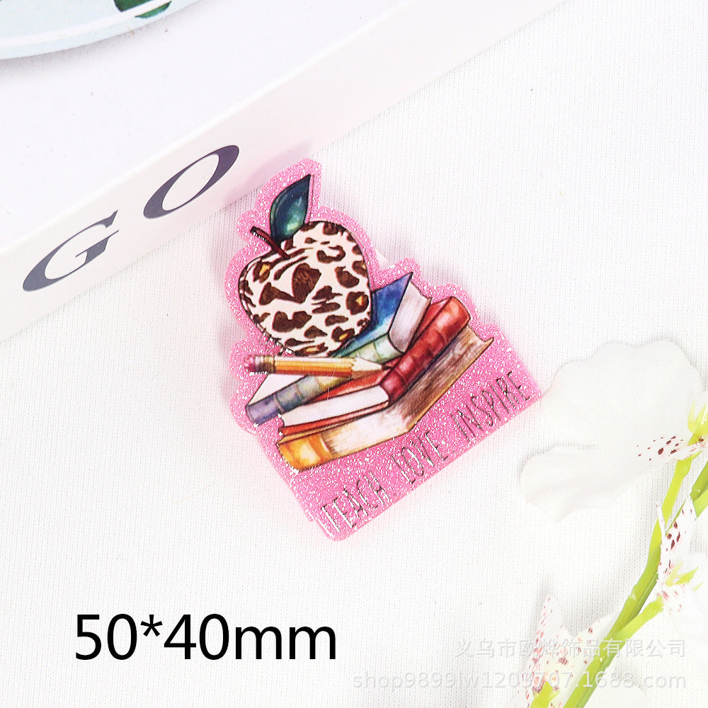 Wholesale 10pcs acrylic pin DIY patch accessories