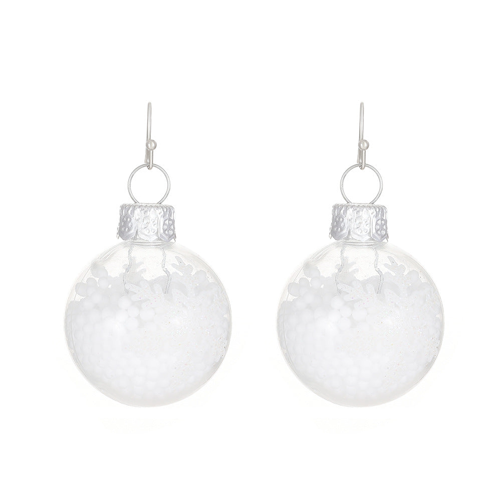 Wholesale Christmas Exaggerated Snowflakes Classic Colorful Bell Snowman Earrings