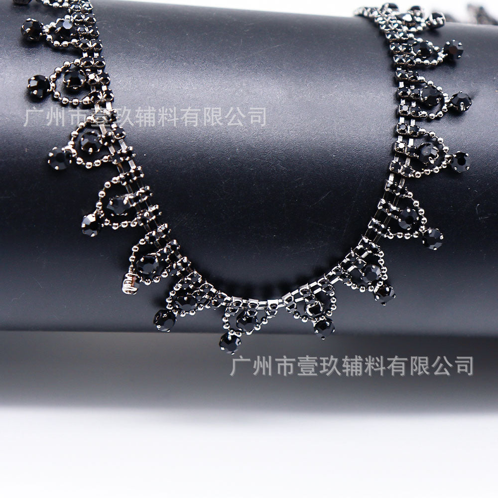 Wholesale Water Diamond Claw Chain Crystal Diamond Chain DIY Patches